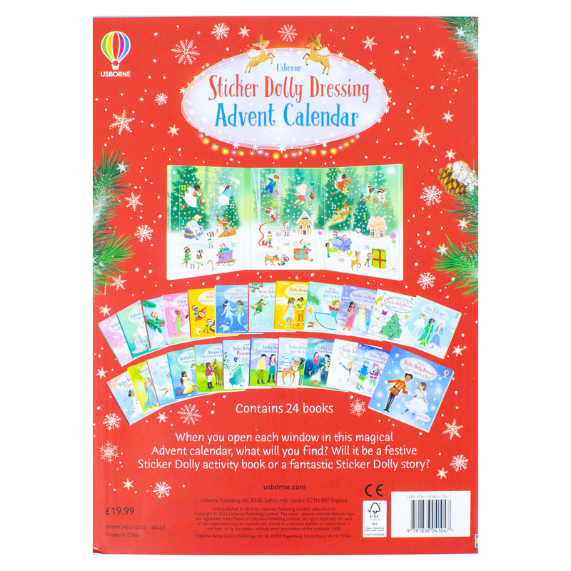 Sticker Dolly Dressing Advent Calendar – 24 Days of Festive Fun