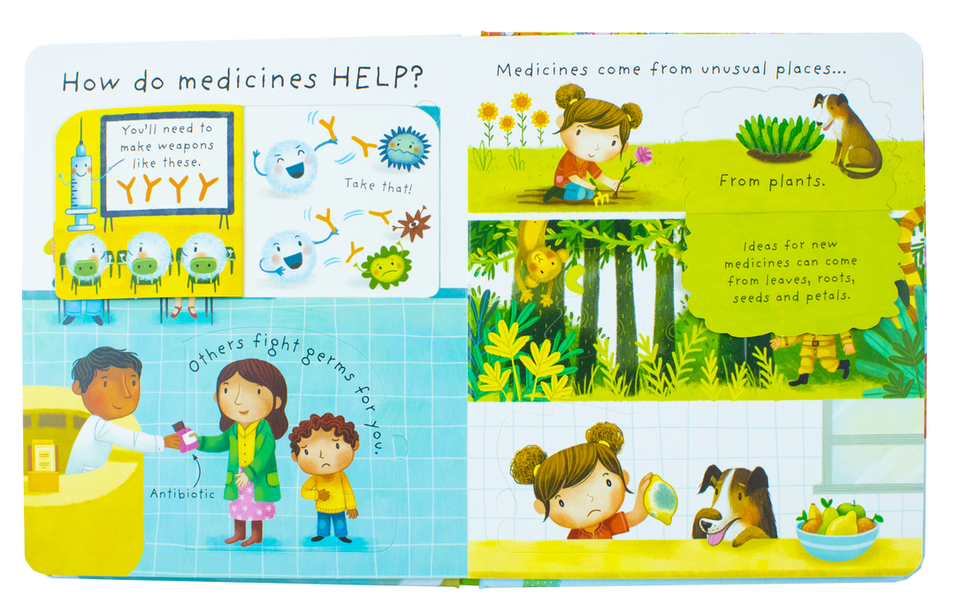 Usborne Lift the Flap Very First Questions & Answers 4 Book Set (What is Poo? What are Germs? What are Stars? Why Do I Have to Go to Bed?)