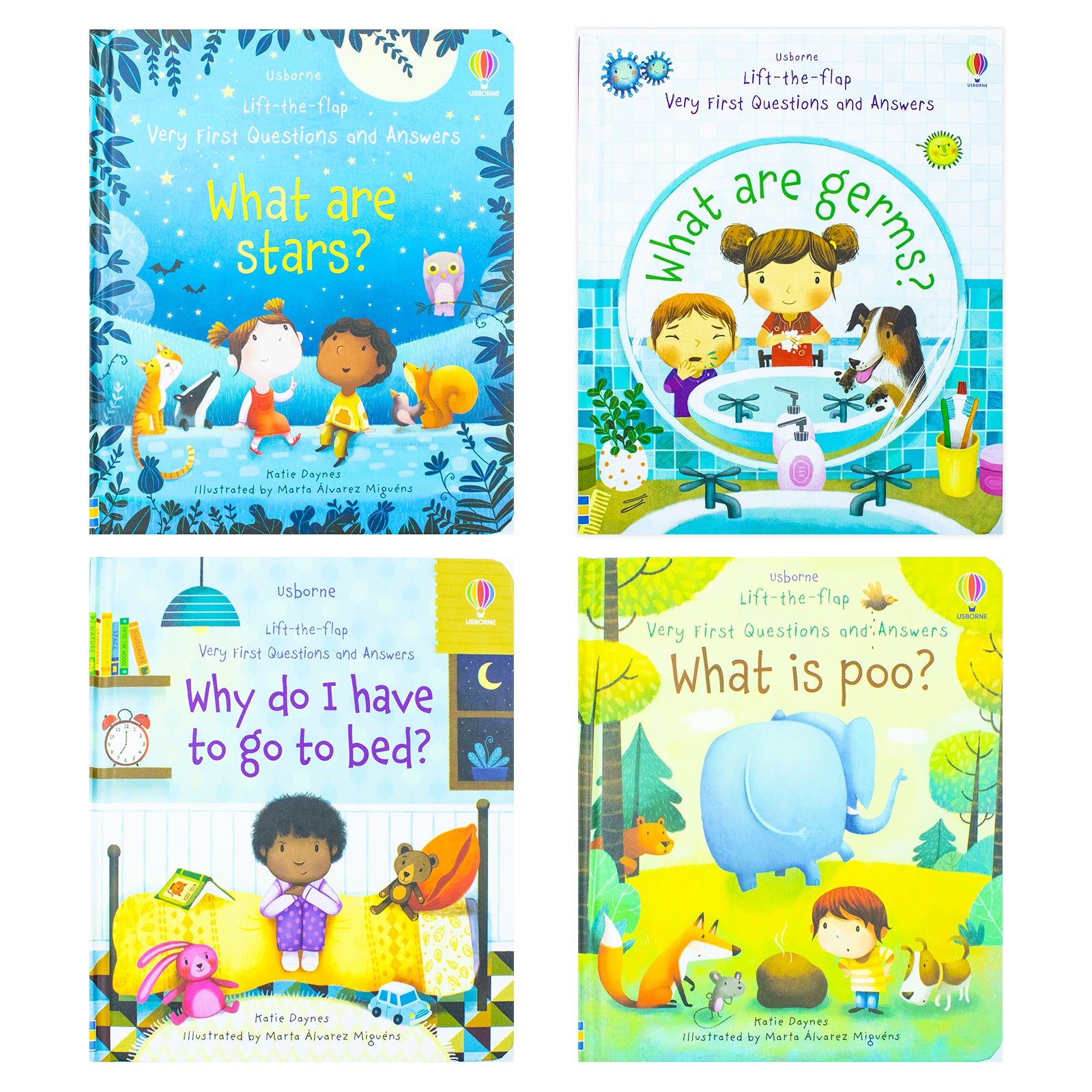 Usborne Lift the Flap Very First Questions & Answers 4 Book Set