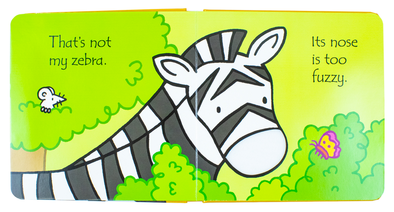 Usborne Touchy-Feely That's Not My Zoo Collection: Zebra & Friends - Interactive Board Books for Kids, Toddlers, Early Learning & Sensory Fun