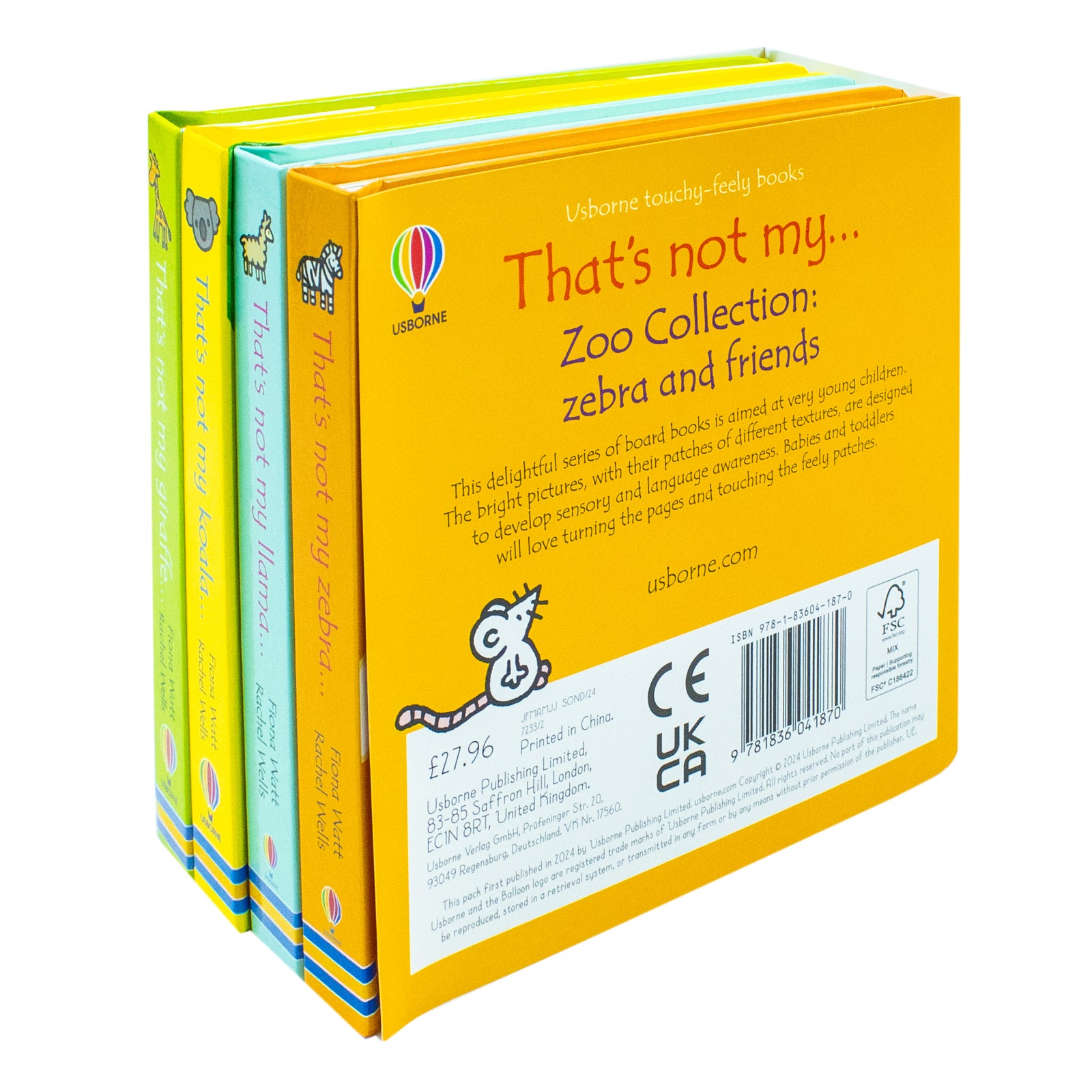 That's Not My Zoo Collection - 4 Interactive Board Books – Lowplex