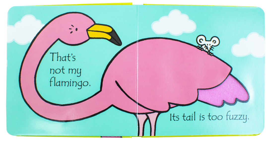 That's Not My 4 Books Collection Set by Fiona Watt & Rachel Wells (Flamingo, Sloth, Kangaroo & Tiger)