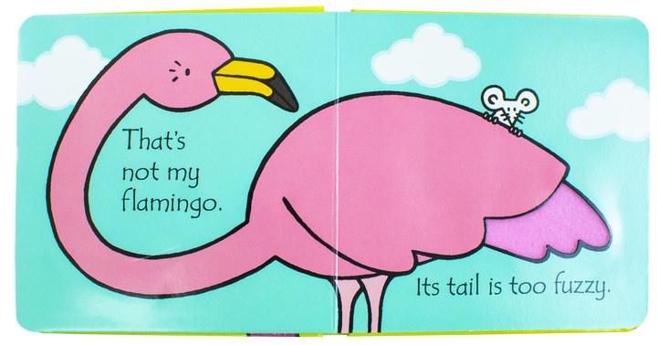 That's Not My 4 Books Collection Set by Fiona Watt & Rachel Wells (Flamingo, Sloth, Kangaroo & Tiger)