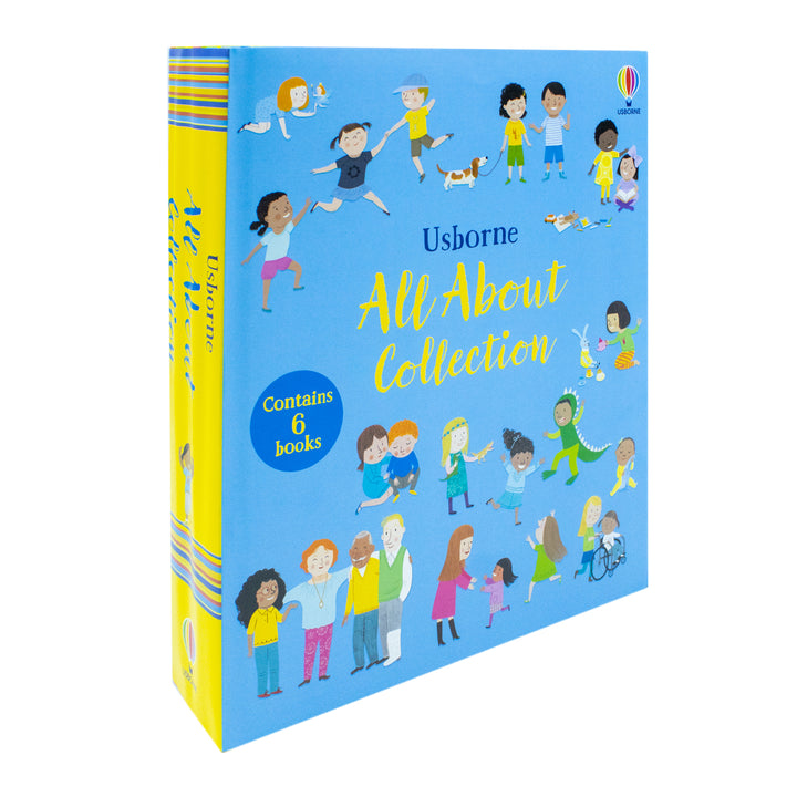Usborne All About Feelings 6 Book Set by Felicity Brooks | Emotions, Families, Diversity, Friendship, Worries, Fears & Body Awareness for Children