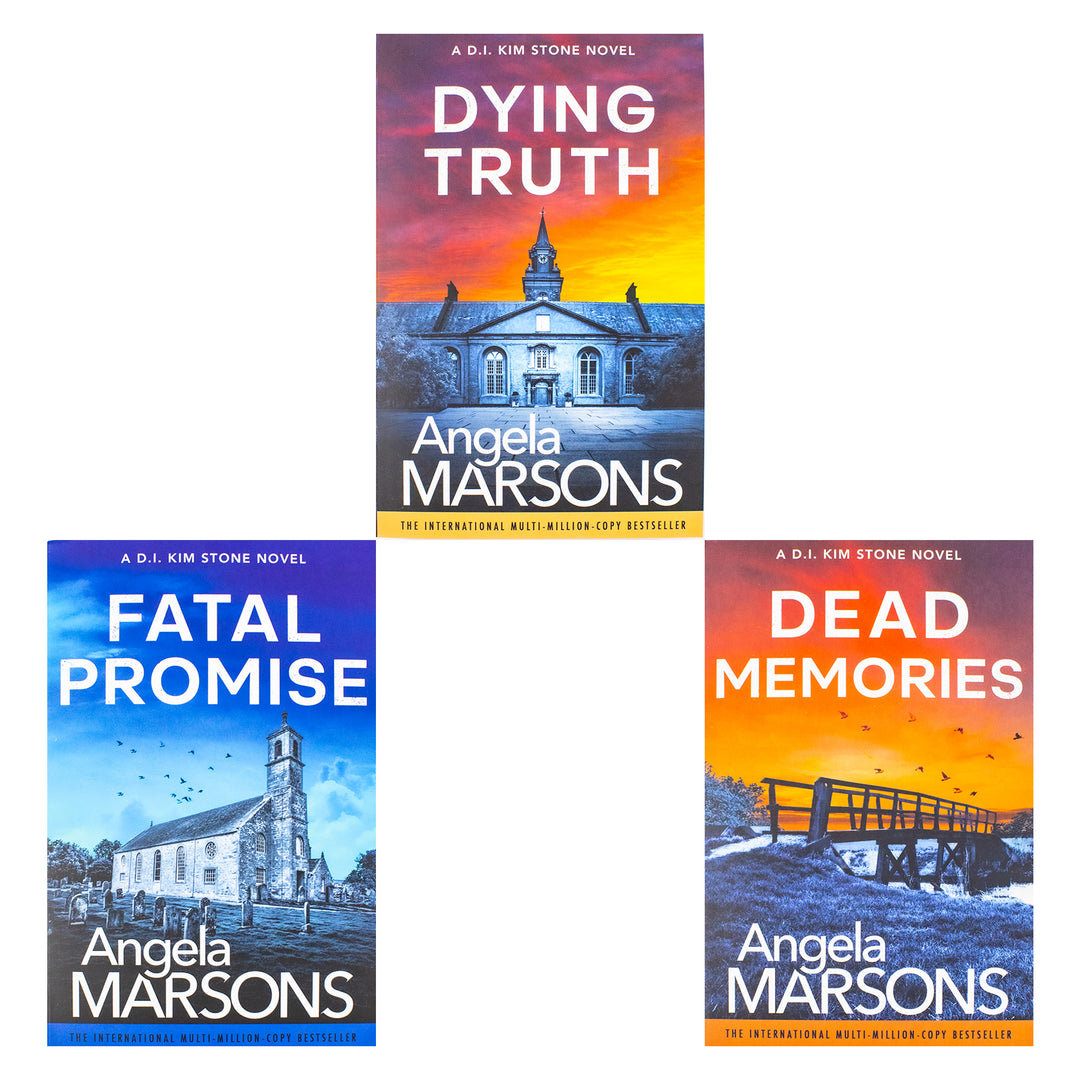 Detective Kim Stone Series 8-10 Collection 3 Books Set By Angela Marsons (Dying Truth, Fatal Promise & Dead Memories)