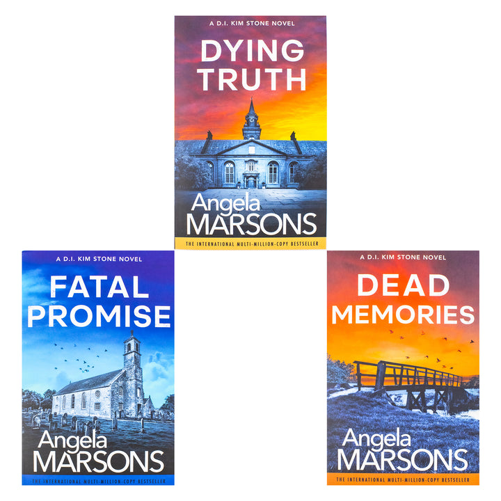 Detective Kim Stone Series 8-10 Collection 3 Books Set By Angela Marsons (Dying Truth, Fatal Promise & Dead Memories)