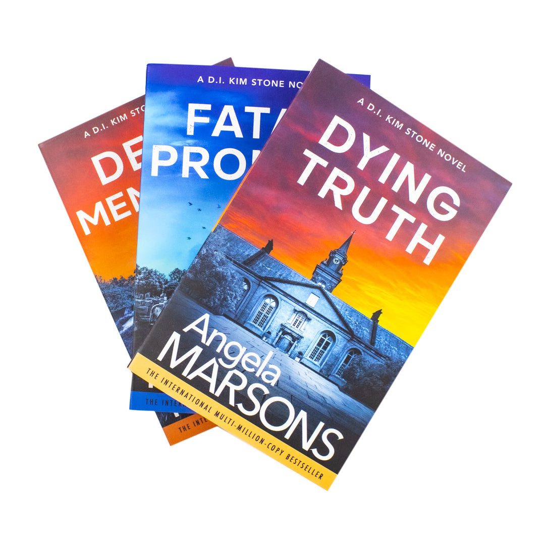 Detective Kim Stone Series 8-10 Collection 3 Books Set By Angela Marsons (Dying Truth, Fatal Promise & Dead Memories)