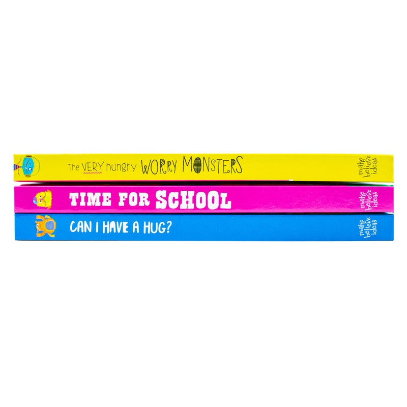 The Very Hungry Worry Monsters Touch and Feel Library Collection By Rosie Greening 3 Books Box Set