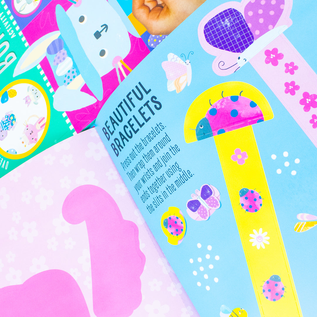 Easter Activity Pack 4 Books Collection Set with Stickers