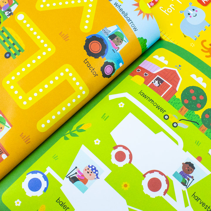 Big stickers for toddler hands: set of 4 activity books promoting creativity for little ones - perfect for 2-5 year-olds