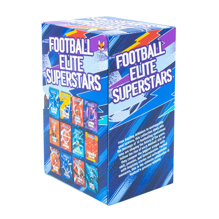 Football Elite Superstars 12 Books Box Set: Ronaldo, Messi, Salah, Harry Kane, Lamine Yamal, Kevin De Bryune, Kobbie Mainoo, Jack Grealish, Simmons, Wirtz, Palmer, Saliba