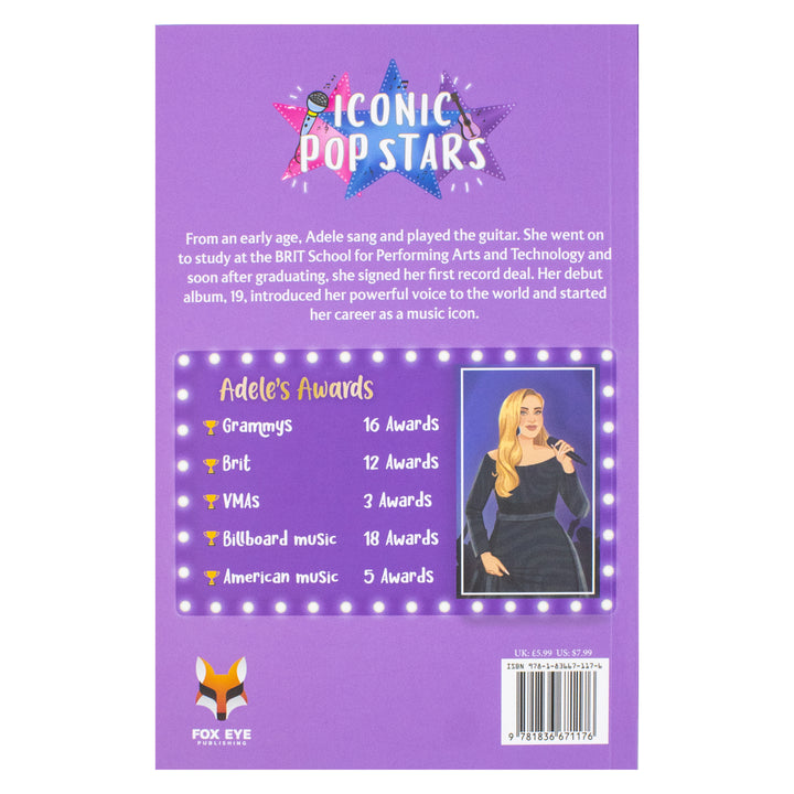 Adele The Iconic Music Popstar Story Book: Rise to Becoming a Superstar (Iconic Popstars) | Paperback
