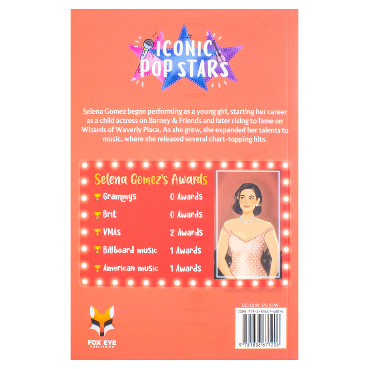 Selena Gomez The Iconic Music Popstar Story Book: Rise to Becoming a Superstar (Iconic Popstars) | Paperback