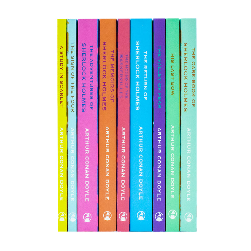 The Complete Work of Sherlock Holmes 9 Books Set Collection by Arthur Conan Doyle