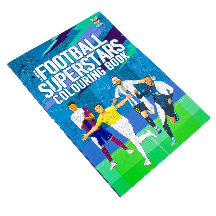 Football Superstars Colouring Book Featuring Ronaldo, Messi, Mbappe, Lamine Yamal, Declan Rice & Many More