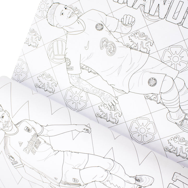 Football Superstars Colouring Book Featuring Ronaldo, Messi, Mbappe, Lamine Yamal, Declan Rice & Many More