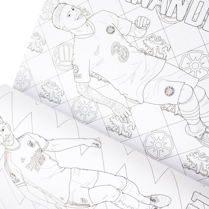 Football Superstars Colouring Book Featuring Ronaldo, Messi, Mbappe, Lamine Yamal, Declan Rice & Many More (Paperback)