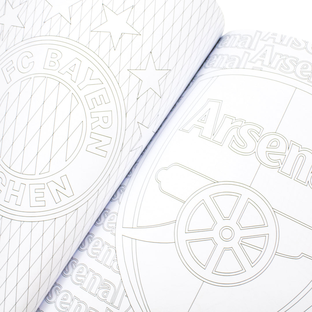 Football Superstars Colouring Book Featuring Ronaldo, Messi, Mbappe, Lamine Yamal, Declan Rice & Many More