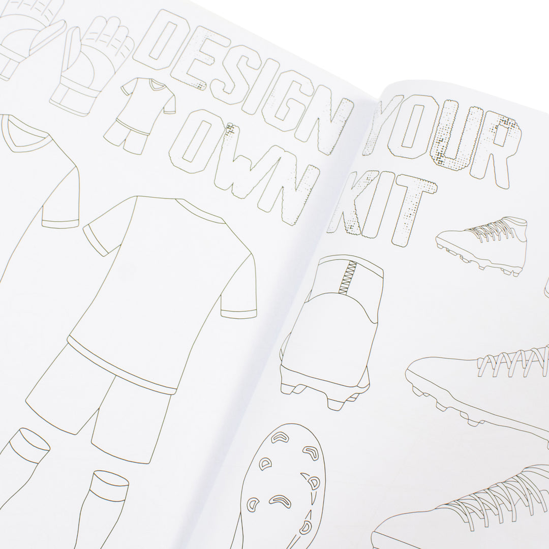 Football Superstars Colouring Book Featuring Ronaldo, Messi, Mbappe, Lamine Yamal, Declan Rice & Many More