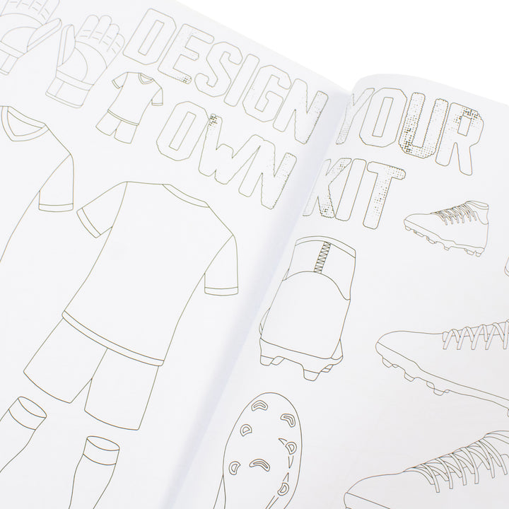Football Superstars Colouring Book Featuring Ronaldo, Messi, Mbappe, Lamine Yamal, Declan Rice & Many More
