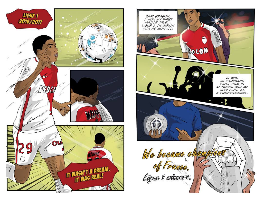 The Unofficial Graphic Novel Of Kylian Mbappe by Ivana Jančová, Zuzana Jančová (Paperback)