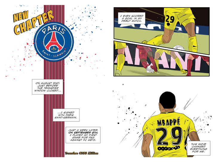 The Unofficial Graphic Novel Of Kylian Mbappe by Ivana Jančová, Zuzana Jančová (Paperback)
