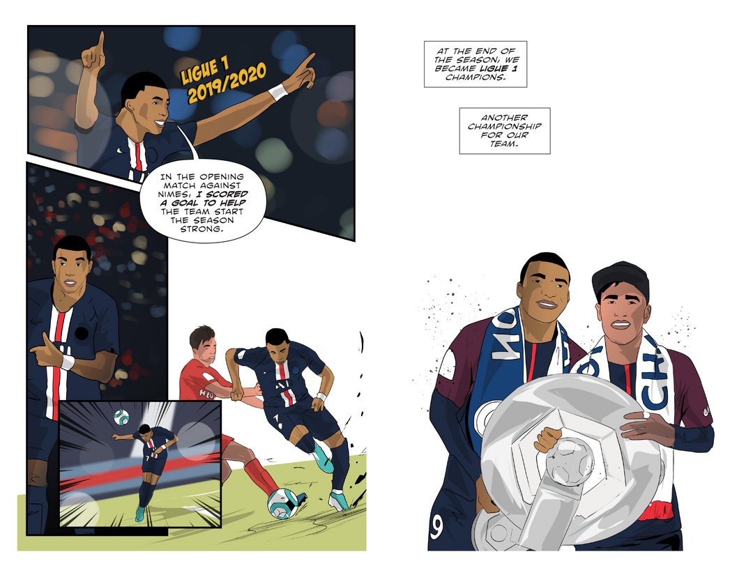The Unofficial Graphic Novel Of Kylian Mbappe by Ivana Jančová, Zuzana Jančová (Paperback)