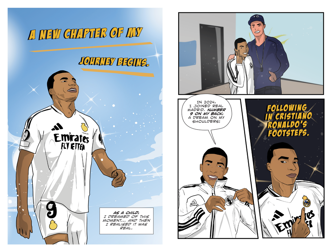 The Unofficial Graphic Novel Of Kylian Mbappe by Ivana Jančová, Zuzana Jančová (Paperback)