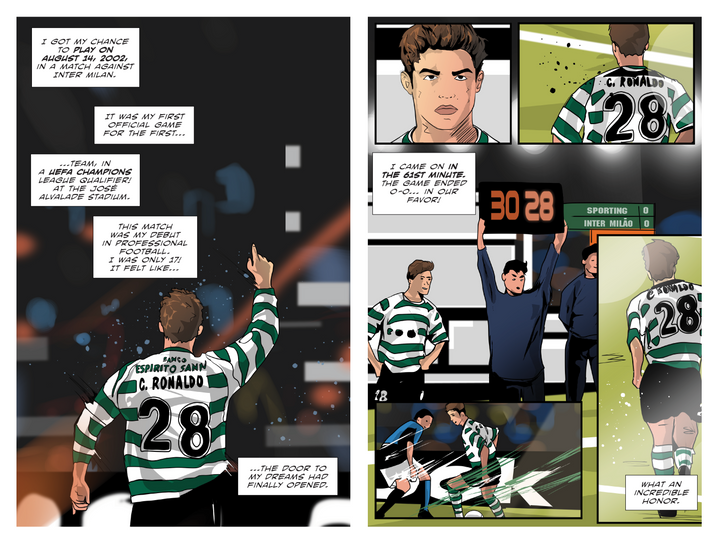 The Unofficial Graphic Novel Of Cristiano Ronaldo by Ivana Jančová and Zuzana Jančová (Paperback)