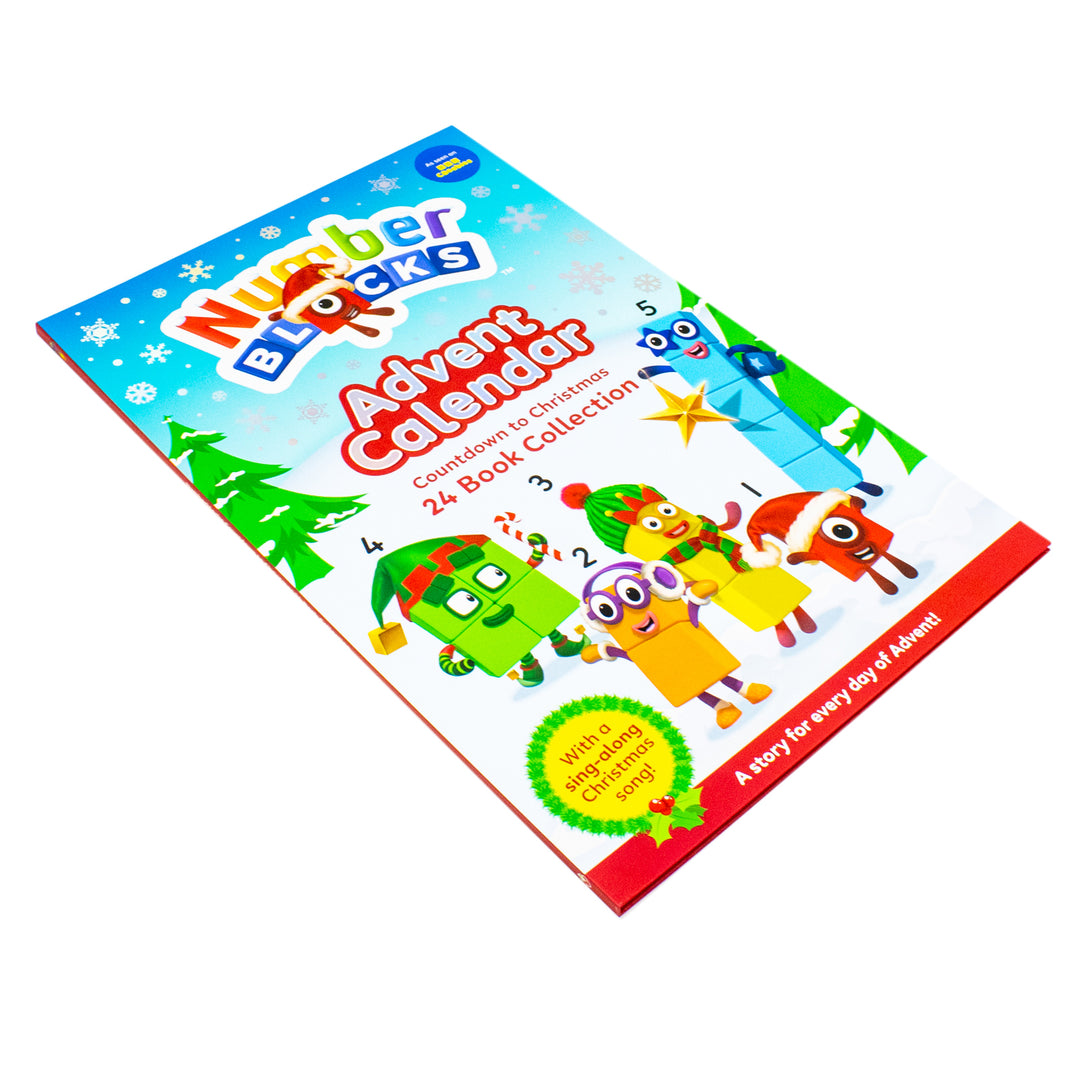 Numberblocks Advent Calendar - Count down to Christmas 24 Story Books Official Perfect Festive Christmas Gift Maths and Counting for Preschool Children