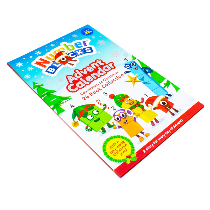 Numberblocks Advent Calendar - Count down to Christmas 24 Story Books Official Perfect Festive Christmas Gift Maths and Counting for Preschool Children