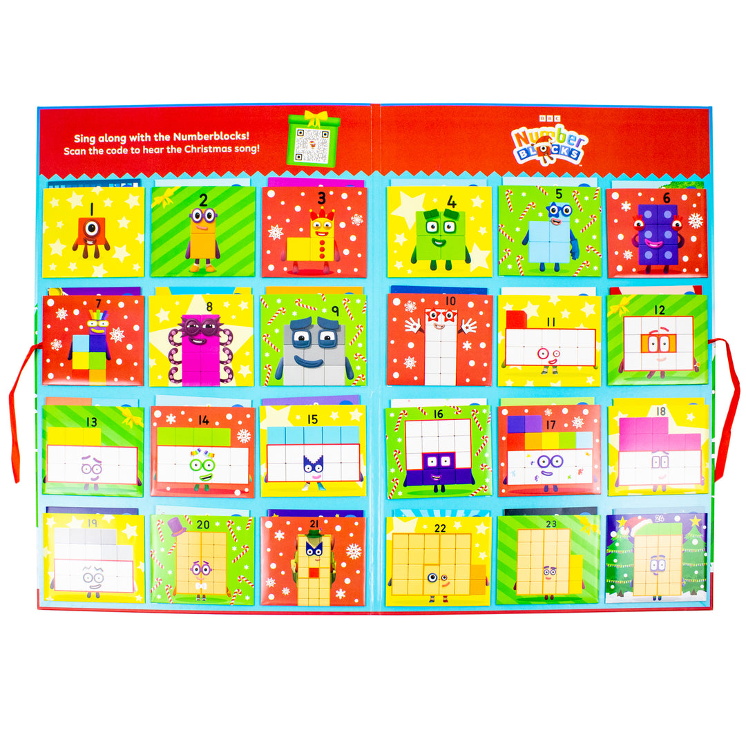 Numberblocks Advent Calendar - Count down to Christmas 24 Story Books Official Perfect Festive Christmas Gift Maths and Counting for Preschool Children