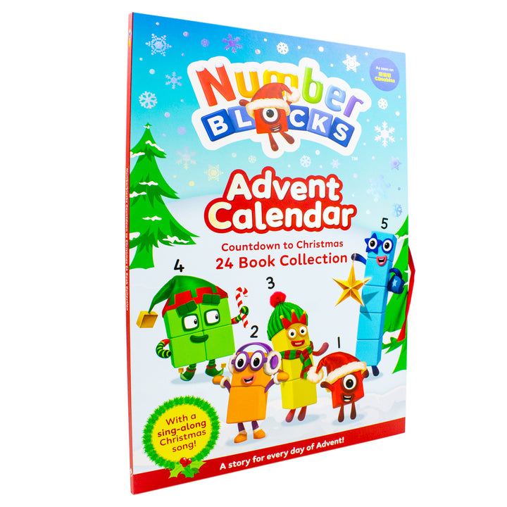Numberblocks Advent Calendar - Count down to Christmas 24 Story Books Official Perfect Festive Christmas Gift Maths and Counting for Preschool Children