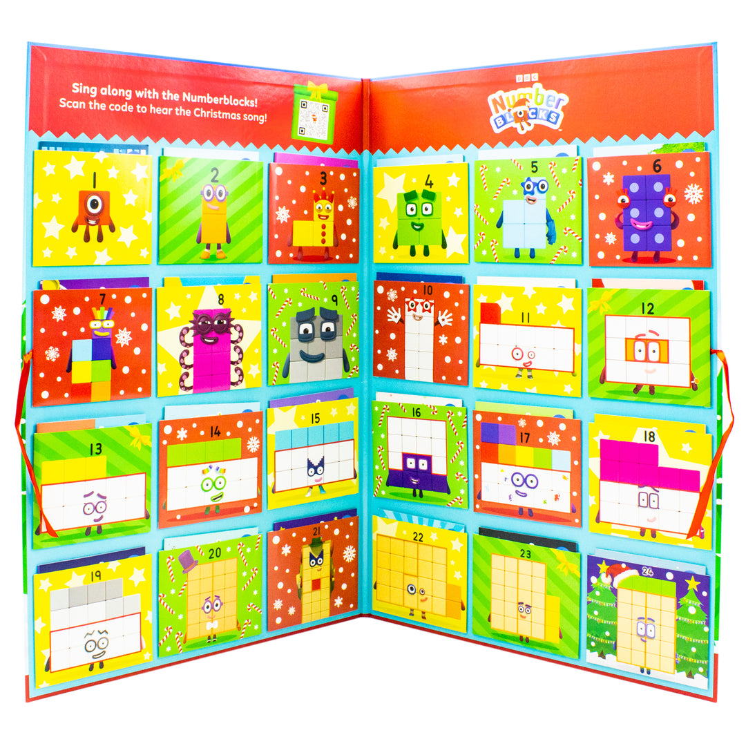 Numberblocks Advent Calendar - Count down to Christmas 24 Story Books Official Perfect Festive Christmas Gift Maths and Counting for Preschool Children