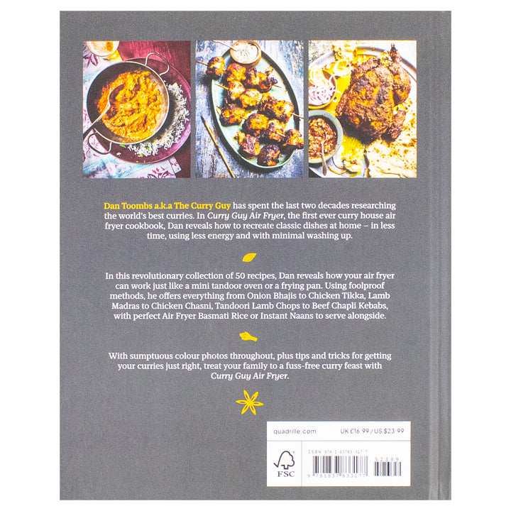 Curry Guy Air Fryer: 50 Simple Curry Favourites - Easy Air Fryer Curry Recipes Cookbook by Dan Toombs