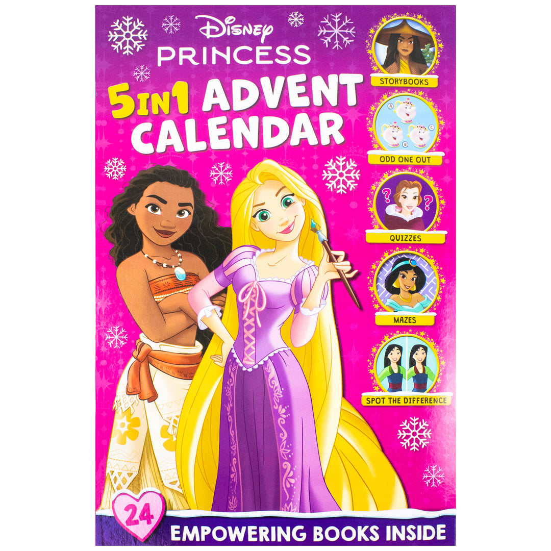Disney Princess: 5-in-1 Advent Calendar (Countdown to Christmas with stories, activities and quizzes!)