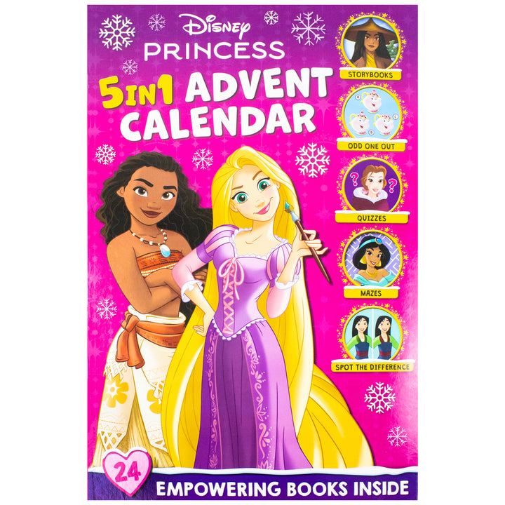 Disney Princess: 5-in-1 Advent Calendar (Countdown to Christmas with stories, activities and quizzes!)