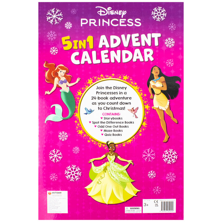 Disney Princess: 5-in-1 Advent Calendar (Countdown to Christmas with stories, activities and quizzes!)