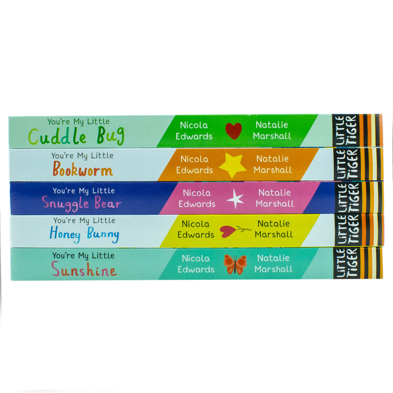 You are My Little Series 5 Books Collection Set By Nicola Edwards & Natalie Marshall(Sunshine, Honey Bunny ,Snuggle Bear, Bookworm & Cuddle Bug)