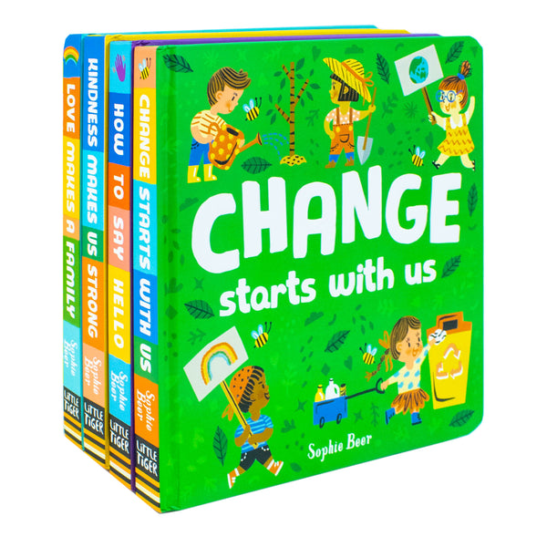 My First Behaviour and Manners Library – 4 Book Children's Collection by Sophie Beer| Kindness, Family Values, Social Skills & Early Learning for Kids