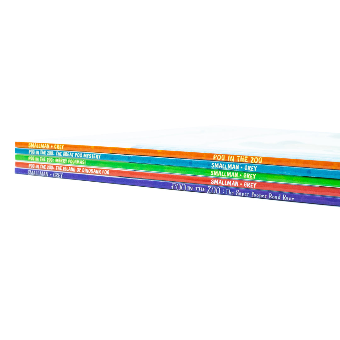 Poo in the Zoo Series – 5-Book Collection by Smallman & Grey | Fun & Humorous Children's Stories, Animal Adventures & Bedtime Reading for Ages 5+