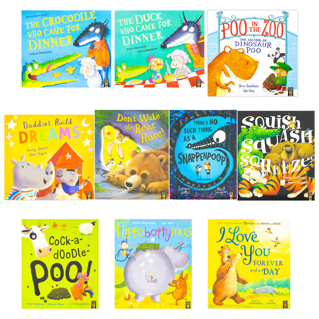 Animal Stories 10 Picture Books Collection Set by Steve Smallman (Paperback)