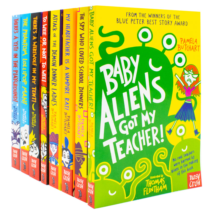Baby Aliens Series Collection (Izzy and Friends, Book 1-8) By Pamela Butchart illustrated 8 Books Collection Set (Paperback)