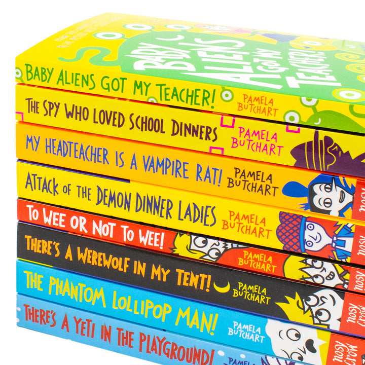 Baby Aliens Series Collection (Izzy and Friends, Book 1-8) By Pamela Butchart illustrated 8 Books Collection Set (Paperback)