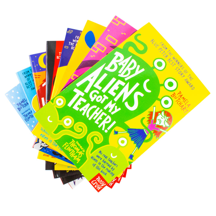 Baby Aliens Series Collection (Izzy and Friends, Book 1-8) By Pamela Butchart illustrated 8 Books Collection Set (Paperback)
