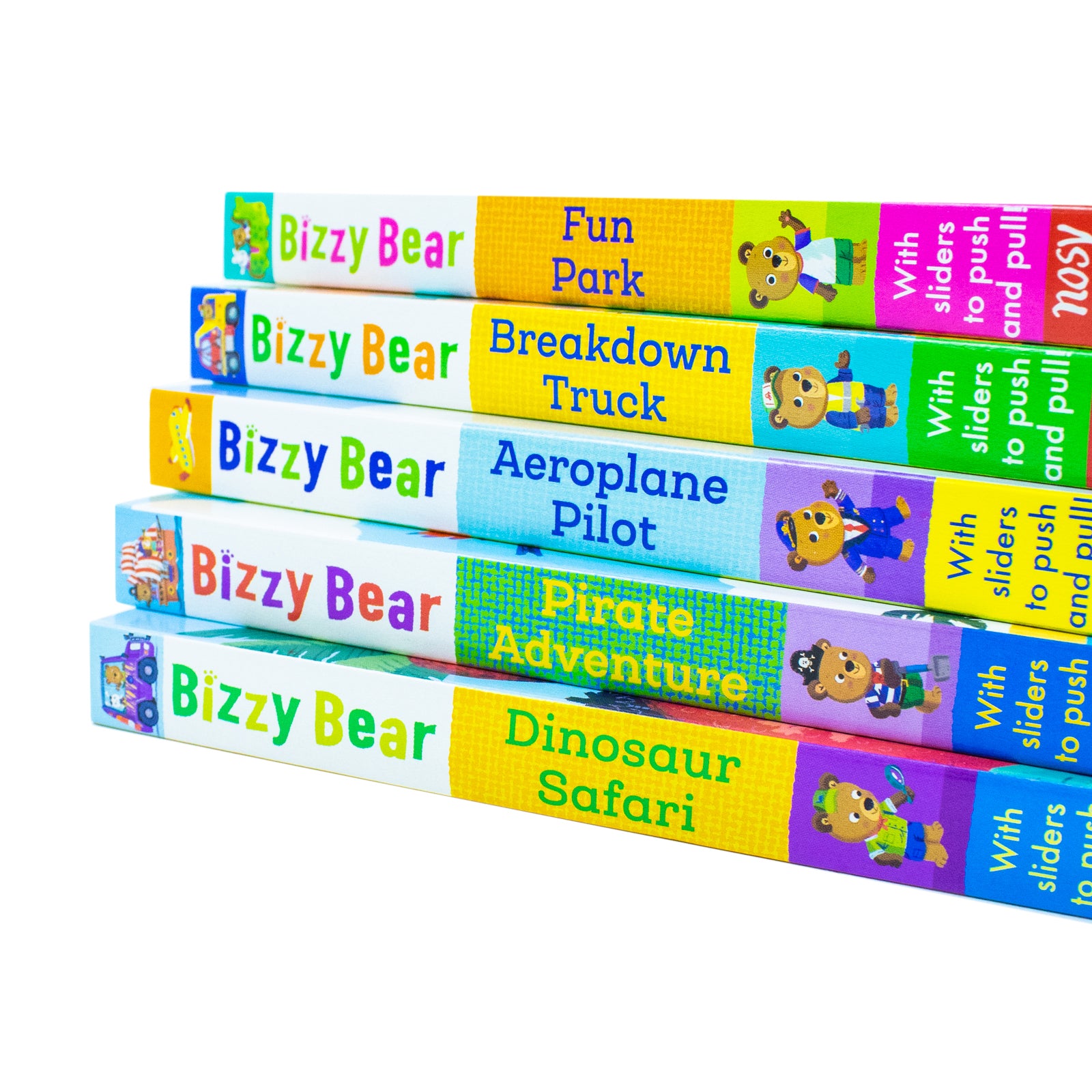 Bizzy Bear Series 5 Books Collection Bundle Set By Benji Davies