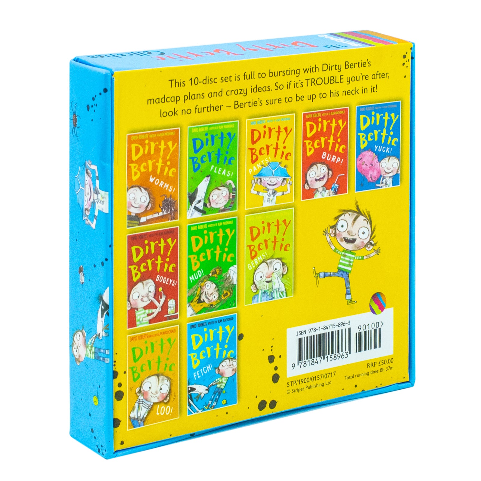 Dirty Bertie Audio Books Collection 10 CD Box Set David Roberts