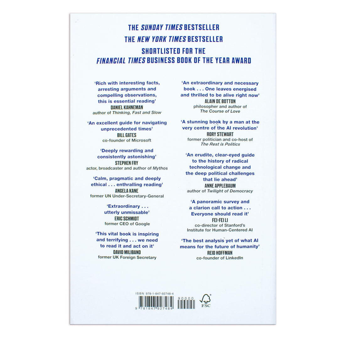 The Coming Wave: The instant Sunday Times bestseller from the ultimate AI insider