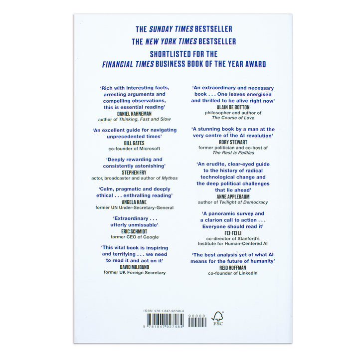 The Coming Wave: The instant Sunday Times bestseller from the ultimate AI insider