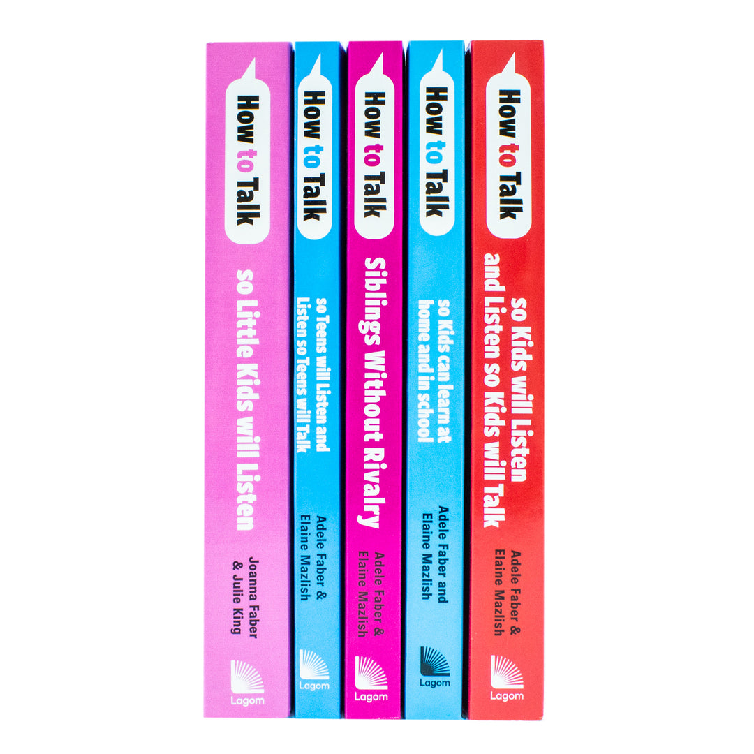 How to Talk So Kids and Teens Will Listen Collection Adele Faber 5 Books Set